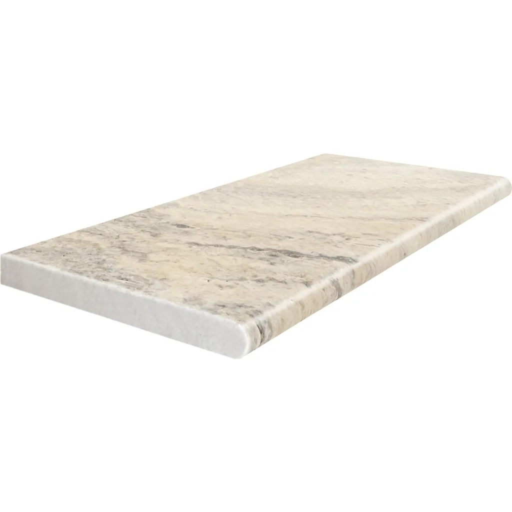 Alaska Gray Travertine coping
