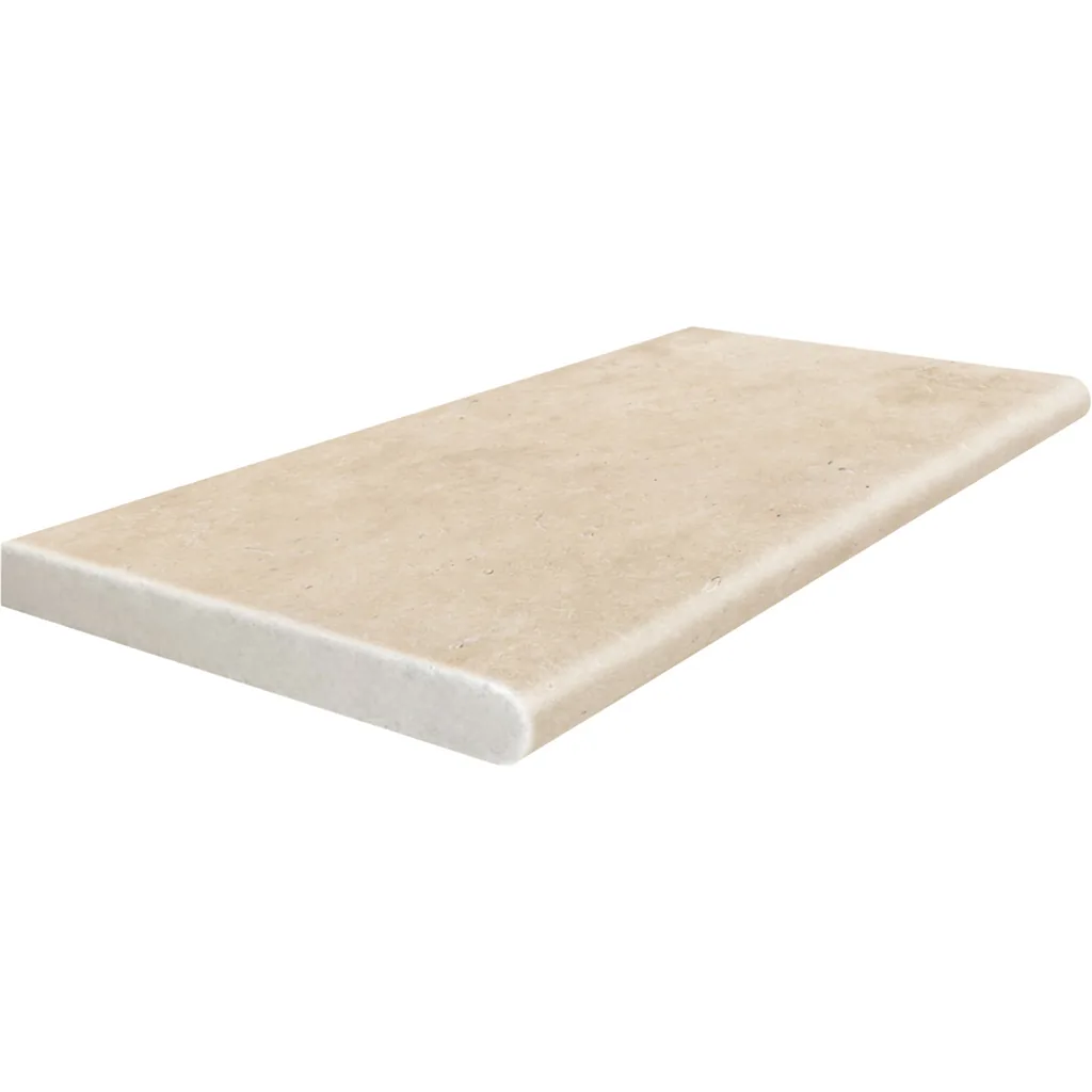 Light Ivory Travertine coping