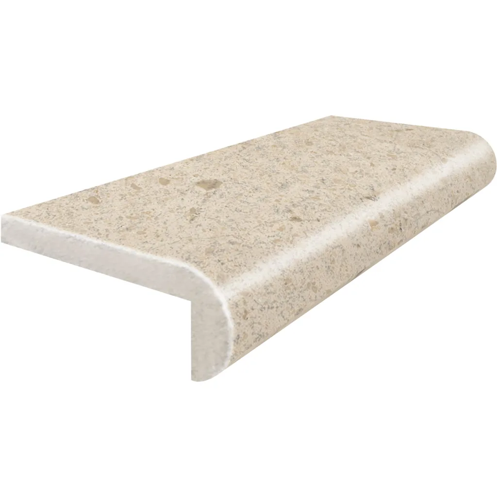 Light Mocha Travertine coping