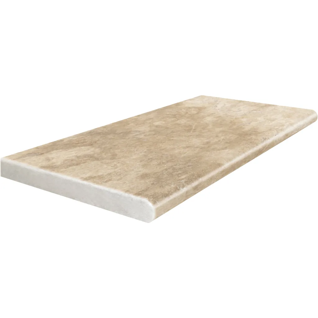Walnut Travertine coping
