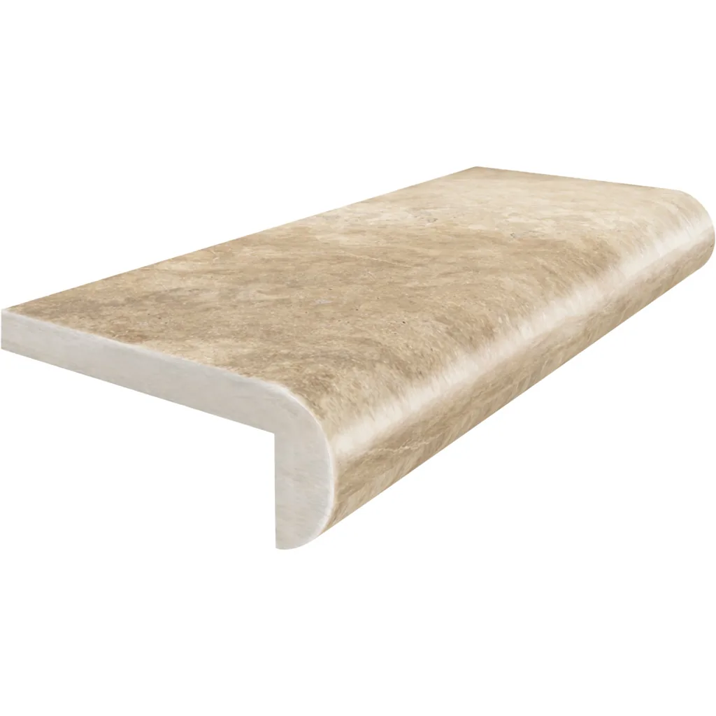 Walnut Travertine coping