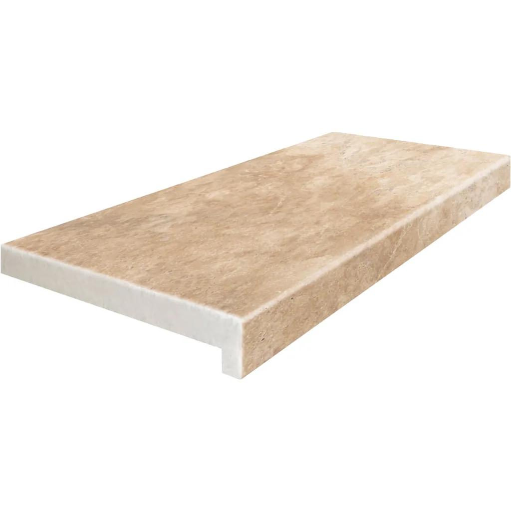 Walnut Travertine coping